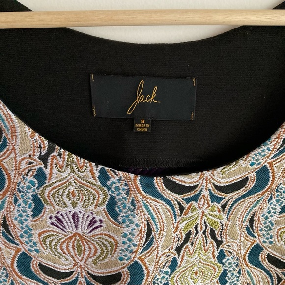 Vintage Bodycon Mini Dress with Embroidery Detail - Picture 2 of 5